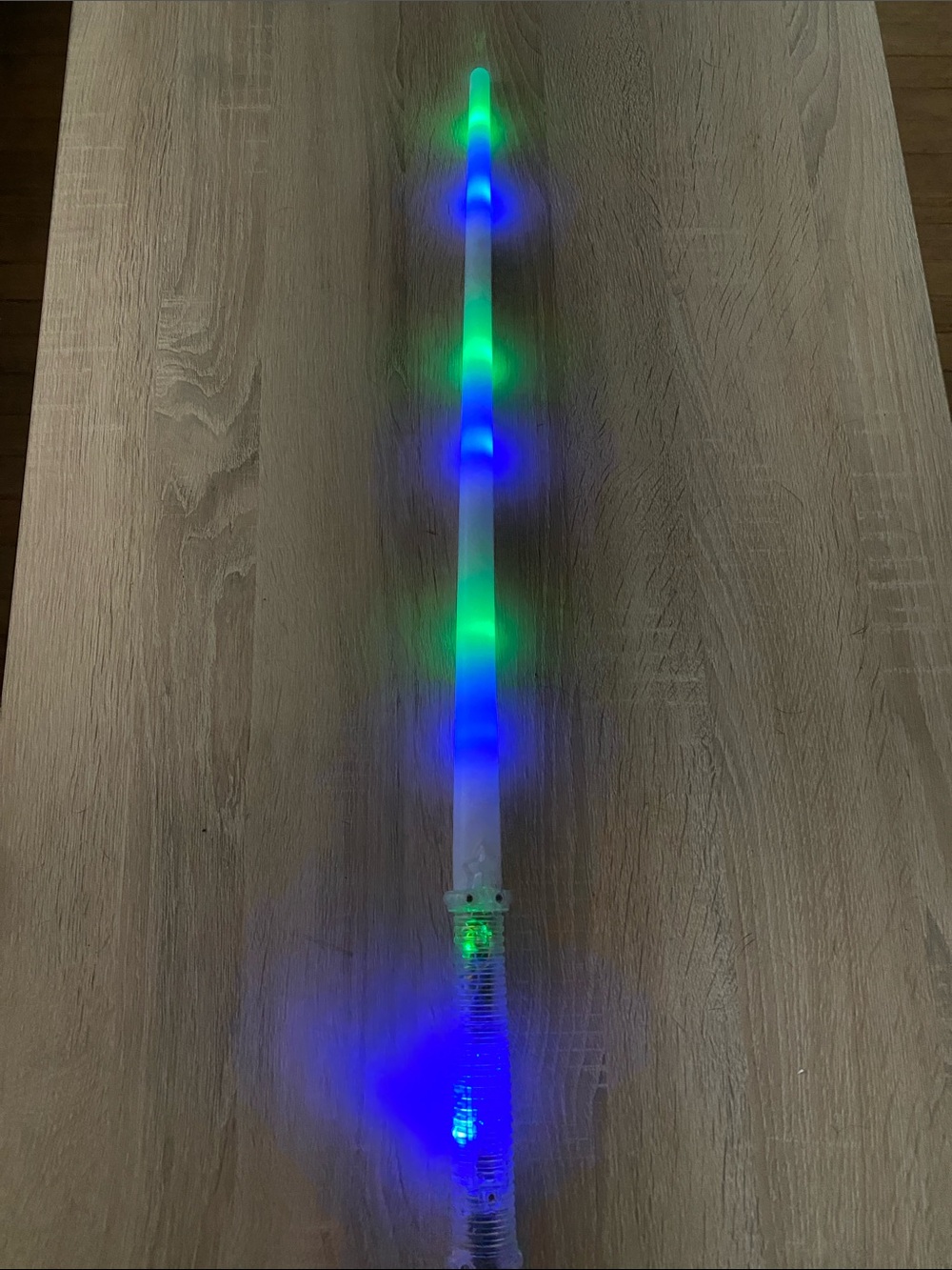 LED Light-Up Party Wand - Blue & Green